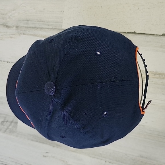 Zephyr University of Illinois Fighting Illini blue orange baseball hat cap FLAW - Picture 6 of 9